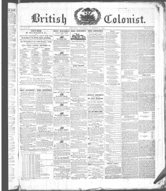 British Colonist October 06, (1846)