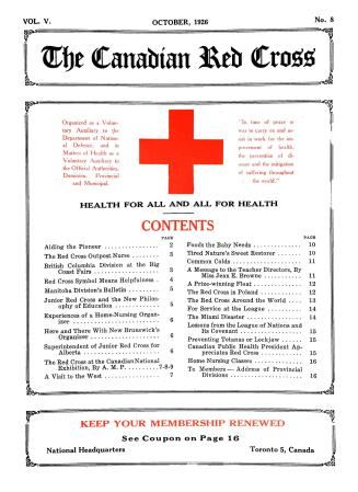 Canadian Red Cross (volume V, number 8)