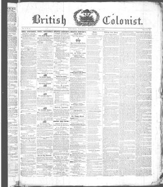 British Colonist November 17, (1846)