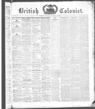 British Colonist December 08, (1846)