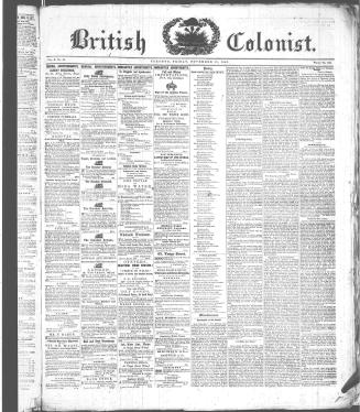 British Colonist November 13, (1846)