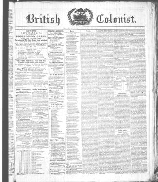 British Colonist (February 27, 1846)