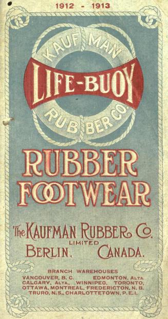 Catalogue of Life-Buoy brand rubber footwear