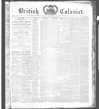 British Colonist June 05, (1846)