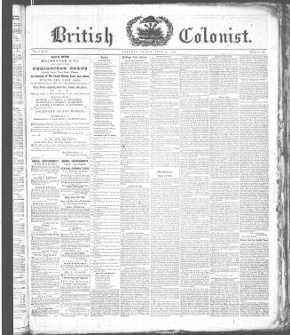 British Colonist June 12, (1846)