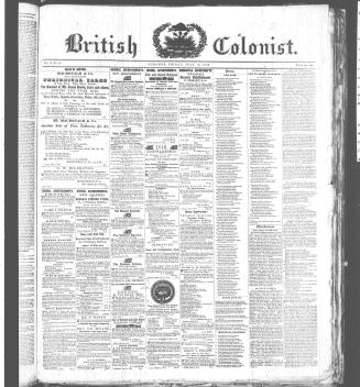British Colonist July 10, (1846)