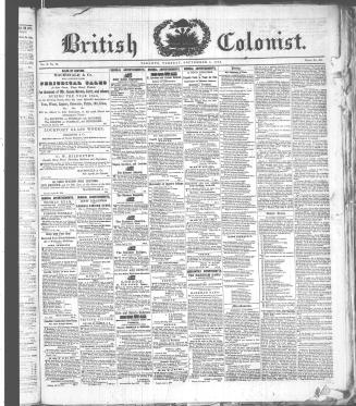 British Colonist September 08, (1846)
