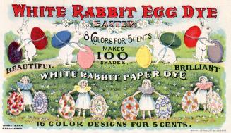 White rabbit egg dye
