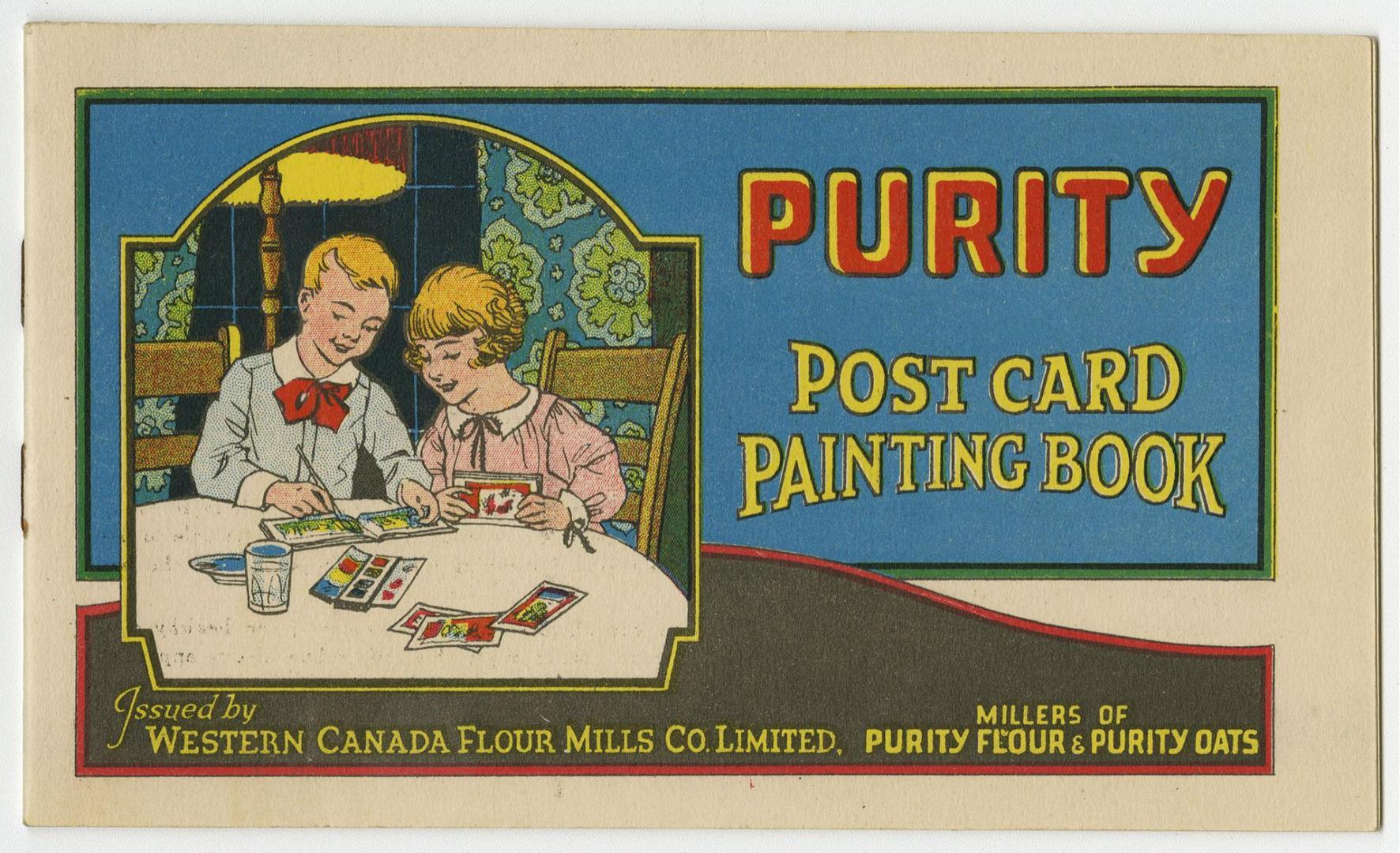 Purity post card painting book