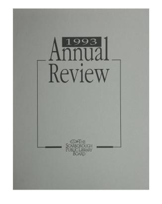 Scarborough Public Library (Ont.). Annual report 1993