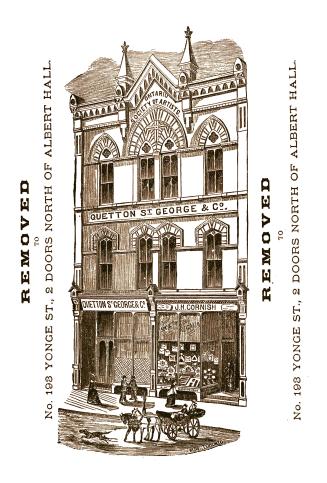 Orange cover has illustration of building showing street frontage, including the shop window of ...
