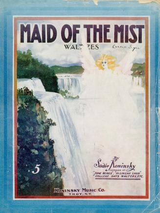 Cover features: title and composition information; drawing of Niagara Falls landscape with wing ...