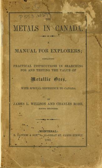 Aged yellow cover with black text, no illustration
