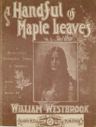 Cover features: title and composition information; inset facsimile photograph of a woman with l ...
