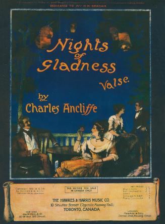 Cover features: title and composition information against a night scene of couples engaged in c ...