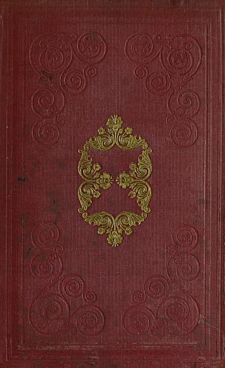 red book cover with decorative gold gilt embossing 