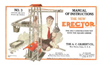 Cover has illustration of boy playing with a construction toy. To the right of image there is t ...