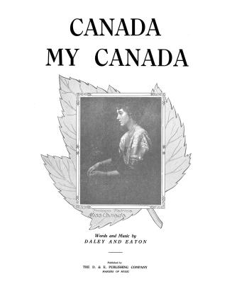 Cover features: title and composition information; drawing of a maple leaf with facsimile photo ...