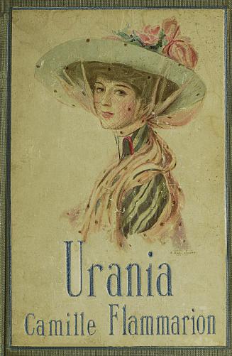 Book cover: Illustration of a smiling Victorian woman with a large hat and face veil.