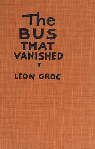 Book cover: Orange cloth with title in black.