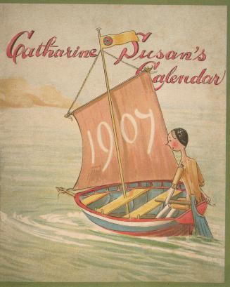 book cover: image of Catharine Susan (fictional character - a doll) sitting in a sail boat. 190 ...